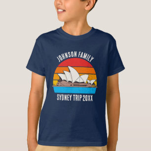 T-shirt Sydney Australie Opera House Voyage sur mesure Enf
