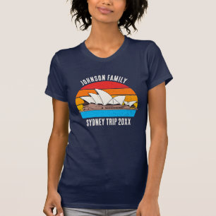 T-shirt Sydney Australie Opera House Voyage sur mesure fem