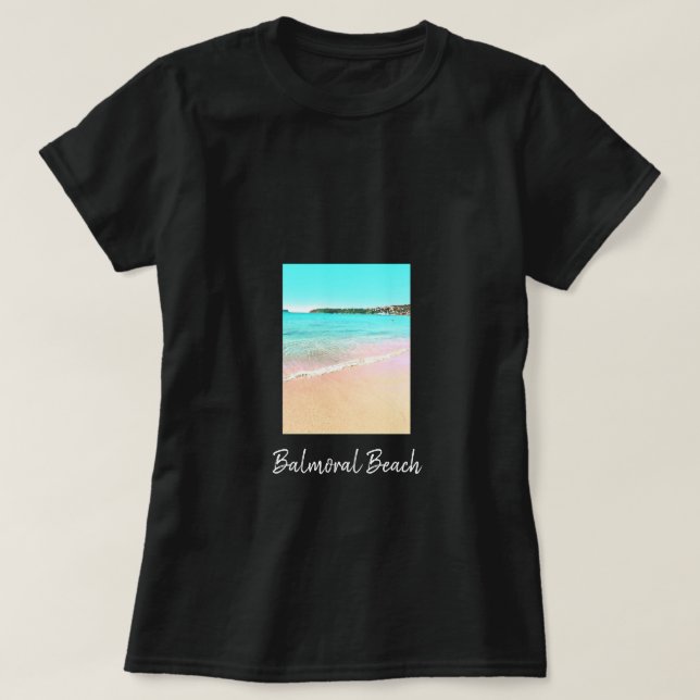 T-shirt Sydney Balmoral Beach paysage naturel (Design devant)