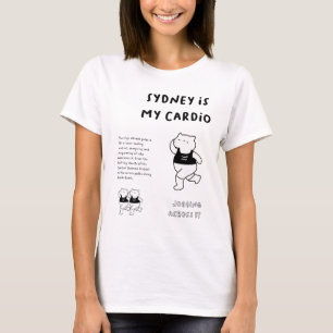 T-shirt Sydney est ma Cardio   Chat