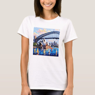 T-shirt Sydney Harbour Vibrance Tee