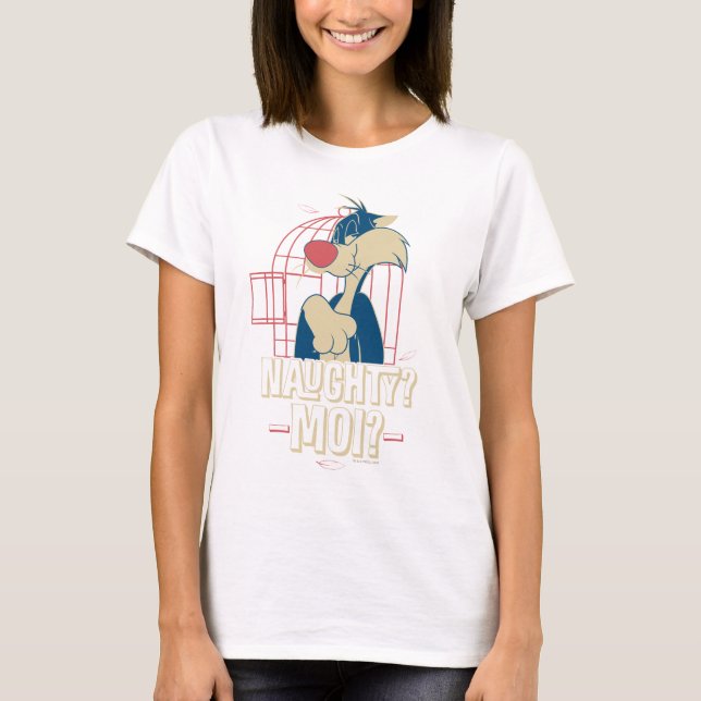 T-shirt SYLVESTER™ - Naughty ? Moi ? (Devant)