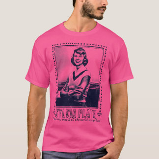 T-shirt Sylvia Plath Retro Fan Art Design 1