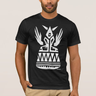 T-shirt Symbole abstrait antique avec des ailes