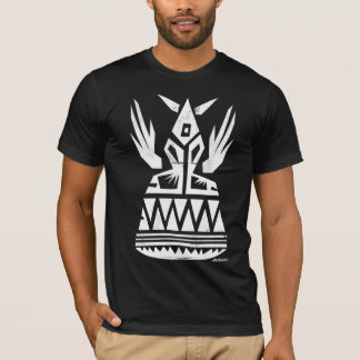 T-shirt Symbole abstrait antique avec des ailes