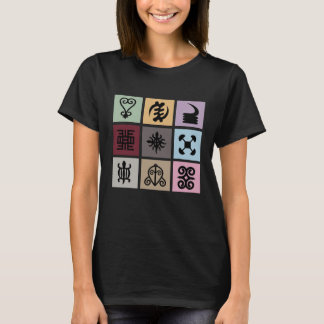 T-shirt Symbole Adinkra du Ghana - Patrimoine africain et