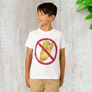 T-shirt Symbole alimentaire interdit