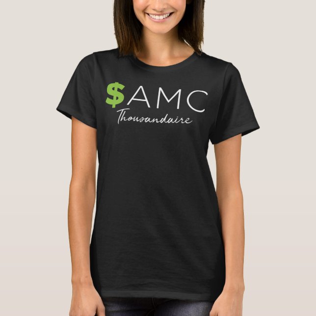 T-shirt SYMBOLE $AMC Mille Stock drôle (Devant)