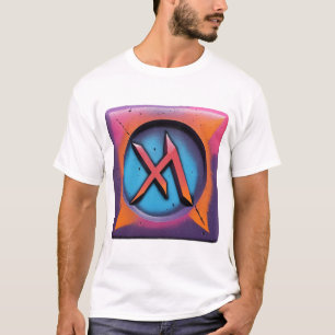 T-shirt Symbole artistique de Neon Urban Graffiti