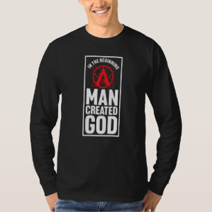 T-shirt Symbole athéisme athée Agnostique Anti Religion