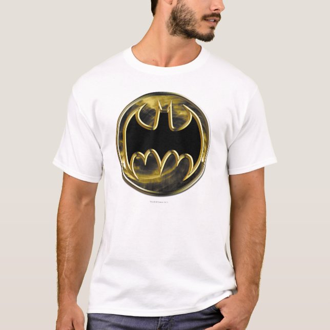 T-shirt Symbole Batman | Logo Or (Devant)