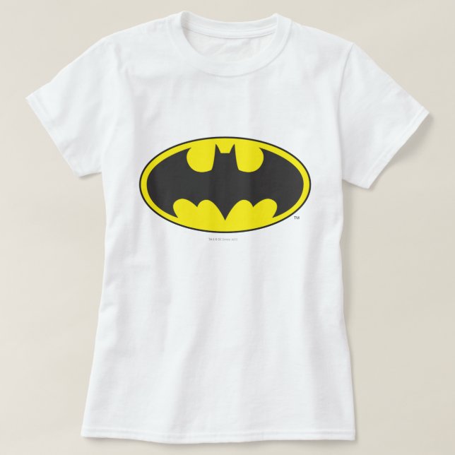 T-shirt Symbole Batman | Logo Oval de chauve-souris (Design devant)