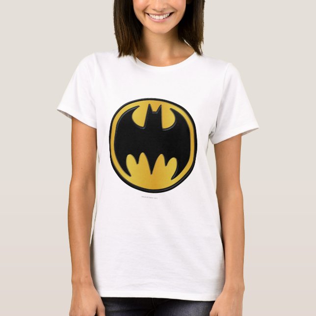 T-shirt Symbole Batman | Logo rond classique (Devant)