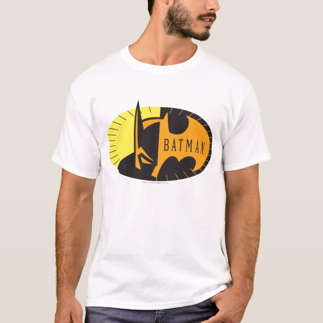 T-shirt Symbole Batman | Logo Silhouette (Devant)