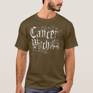 T-shirt Symbole cancéreux Zodiaque Embarcation de sorcière