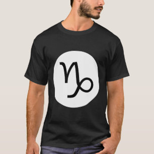 T-shirt Symbole Capricorne - Tee foncée