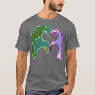 T-shirt Symbole Coeur main Frankenstein Coeur monstre Cost
