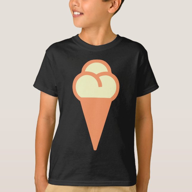 T-shirt Symbole cône Icecream (Devant)
