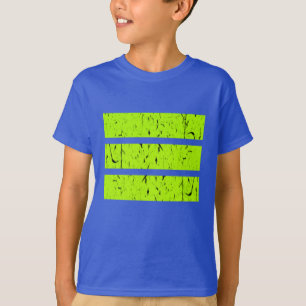 T-shirt Symbole cool 3 lignes Uniformité et harmonie col