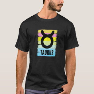T-shirt Symbole cool Taurus Astrologie Tarot Horoscopes Bi