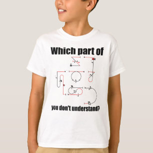T-shirt Symbole d'Aresti - Manoeuvres de vol du pilote acr