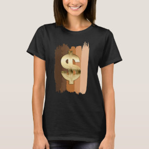 T-shirt SYMBOLE D'ARGENT Melanin Money Entrepreneurs Dolla