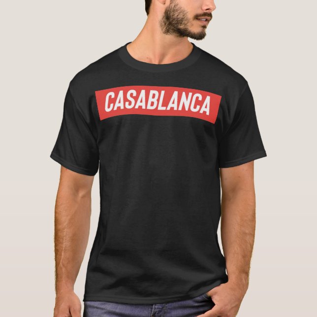 T-shirt Symbole d'association du Club de tennis de Casabla (Devant)