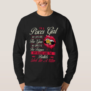 T-shirt Symbole d'astrologie I'm A Pisces Girl Birthday Zo