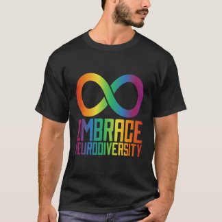 T-shirt Symbole d'autisme infini Embrasser la neurodiversi