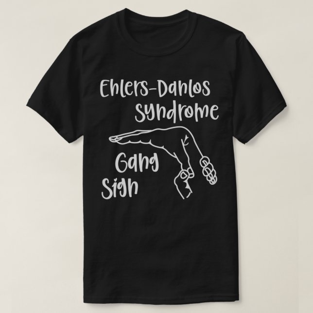 T-shirt Symbole de bande du syndrome d'Ehlers Danlos Ehler (Design devant)