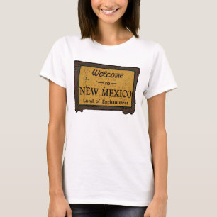T-shirt Symbole de bienvenue des dames au Nouveau Mexique