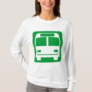 T-shirt Symbole de bus - Vert herbe