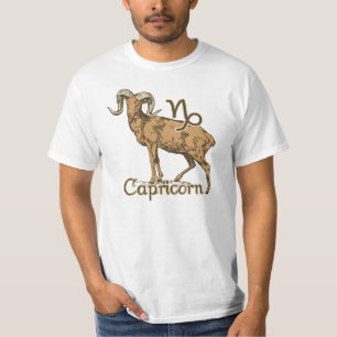 T-shirt Symbole de Capricorne de signe de zodiaque