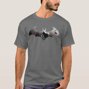 T-shirt Symbole de chauve-souris de la ville d'Arkham