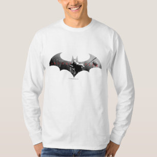 T-shirt Symbole de chauve-souris de la ville d'Arkham