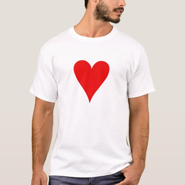 T-shirt Symbole de coeur (Devant)