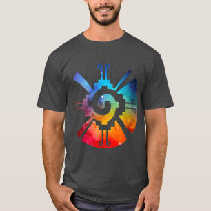 T-shirt Symbole de galaxie maya Hunab Ku Aztec