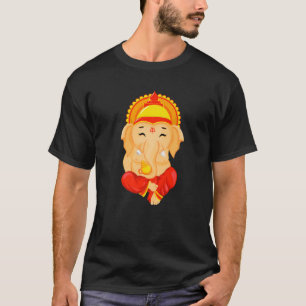 T-shirt Symbole de Ganesh Yoga Hommes hindous Femmes Kid H
