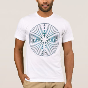 T-shirt Symbole de géométrie sacrée - Chartres Labyrinthe