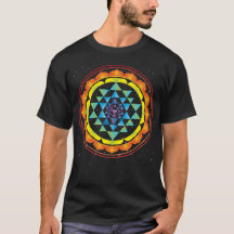 Symbole de géométrie sacrée mystique du Sri Yantra
