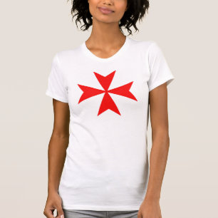 T-shirt symbole de la croix-rouge