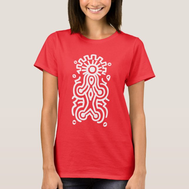 T-shirt Symbole de la déesse maya (Devant)