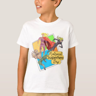 T-shirt Symbole de la Journée nationale des super-héros