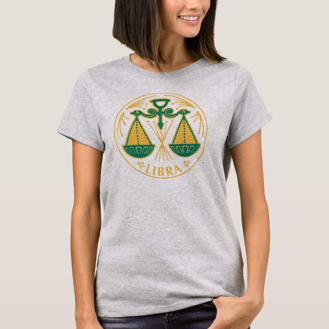 T-shirt Symbole de la Libra du Zodiaque (Devant)