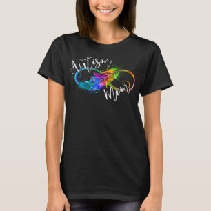 T-shirt Symbole de la neurodiversité Rainbow Infinity Auti