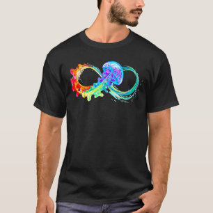 T-shirt Symbole de la neurodiversité Rainbow Infinity Mama