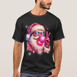 T-shirt SYMBOLE DE LA PAIX Cool DU Père Noël Rétro
