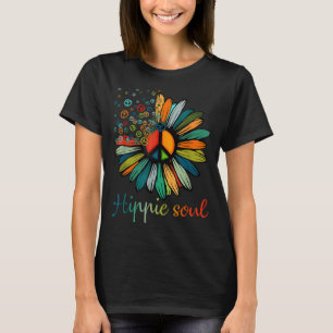 T-shirt SYMBOLE DE LA PAIX DE Daisy Hippie Soul AMATEURS D