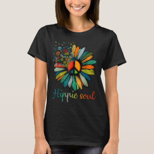 T-shirt SYMBOLE DE LA PAIX DE Daisy Hippie Soul AMATEURS D