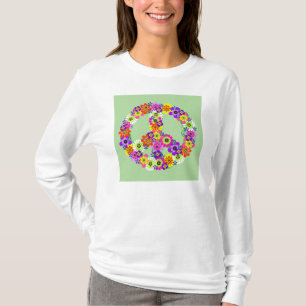 T-shirt SYMBOLE DE LA PAIX Floral